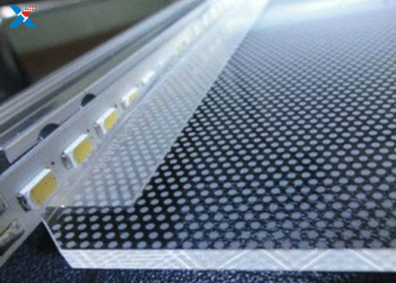 3mm ক্লিয়ার এক্রাইলিক লাইট গাইড প্লেট কাস্টম এজ লিট LED লাইট প্যানেল