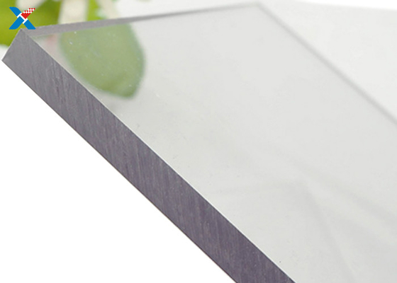 10mm Polycarbonate Perspex ছাদের শীট PC সলিড ট্রান্সপারেন্ট কালার