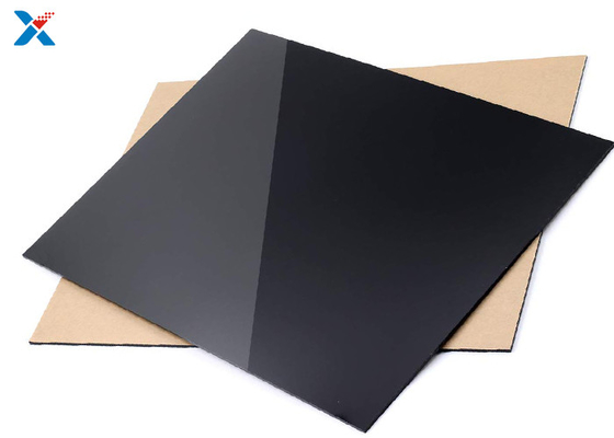 Plexiglass 2mm রঙিন এক্রাইলিক প্যানেল কালো এক্সট্রুড Perspex শীট