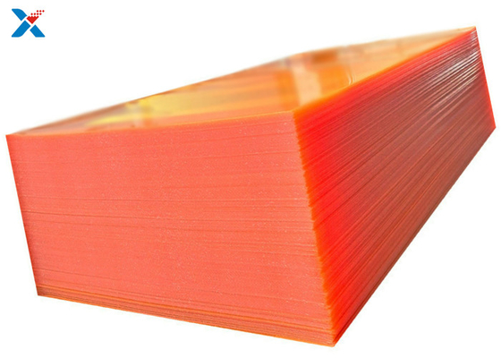 8x4 রঙিন এক্রাইলিক শীট কমলা কাস্ট বড় ছাদ Lucite বোর্ড